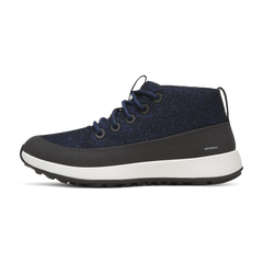 Women's Wool Runner NZ Mid Waterproof - Natural Black/Royal Blue (Barely Grey Sole)