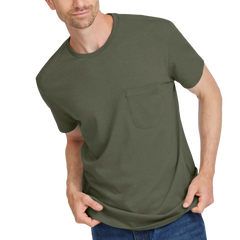 Men's Soft Merino Tee - Thunder Green