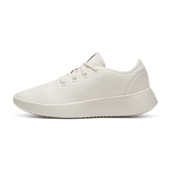 Women's Wool Runner Go - Natural White (Natural White Sole)