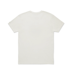 Unisex Organic Cotton Graphic Tee - Natural White/Rugged Green - NZ