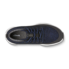 Women's Wool Runner NZ Mid Waterproof - Natural Black/Royal Blue (Barely Grey Sole)