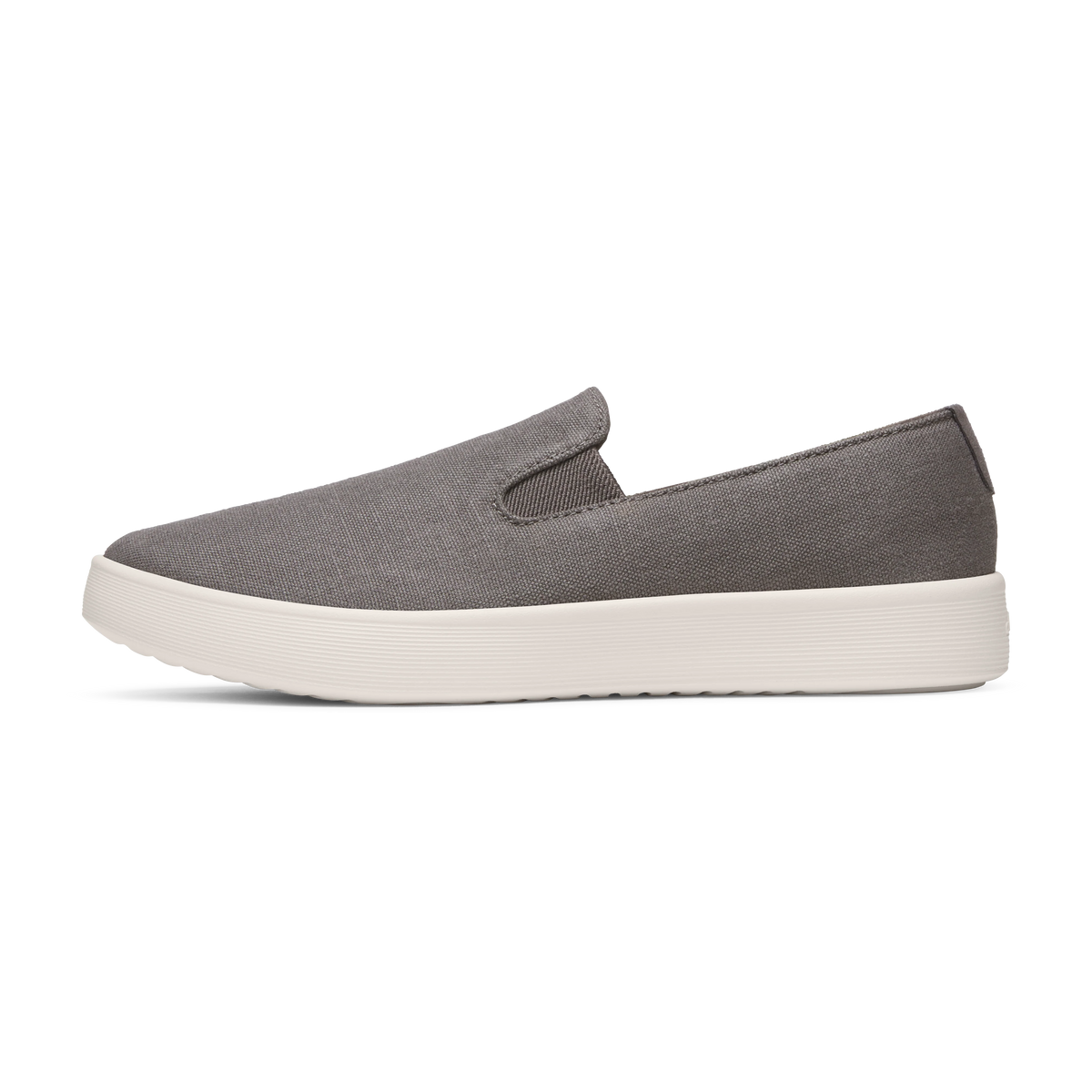 Men's Cruiser Slip On Canvas - Anthracite (Natural White Sole)