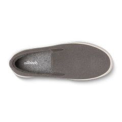 Men's Cruiser Slip On Canvas - Anthracite (Natural White Sole)